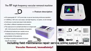 মুখের উত্তোলনের জন্য 35w ভাস্কুলার রিমুভাল আরএফ বিউটি ইকুইপমেন্ট