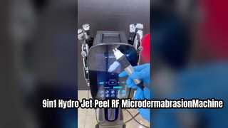 9in1 হাইড্রো Co2 বাবল অক্সিজেন জেট পিল স্কিন রিজুভেনেশন আরএফ মাইক্রোডার্মাব্রেশন মেশিন