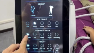 নিও আরএফ লেজার ম্যাগনেটিক স্টিমুলেটর পেশী বিল্ডিং শরীরের ভাস্কর মেশিন