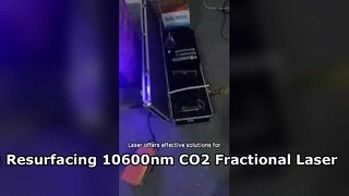 60W স্কিন রিসারফেসিং ভ্যাজাইনাল টাইটনিং RF টিউব 10600nm ফ্র্যাকশনাল Co2 লেজার মেশিন