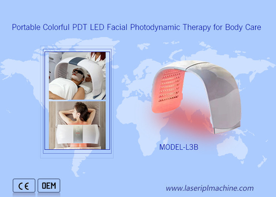 স্যালন ব্যবহার পোর্টেবল রঙিন পিডিটি LED Photodynamic থেরাপি মেশিন বয়স ত্বকের জন্য