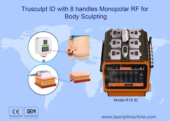 CE Rf বিউটি ইকুইপমেন্ট 2mhz ফ্যাট কমানোর পোর্টেবল Trusculpt Id