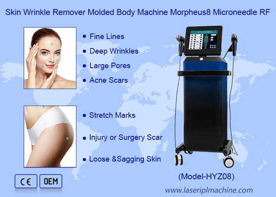 ত্বকের ঝাঁকুনি অপসারণ মোল্ডড বডি মেশিন Morpheus8 Microneedle RF