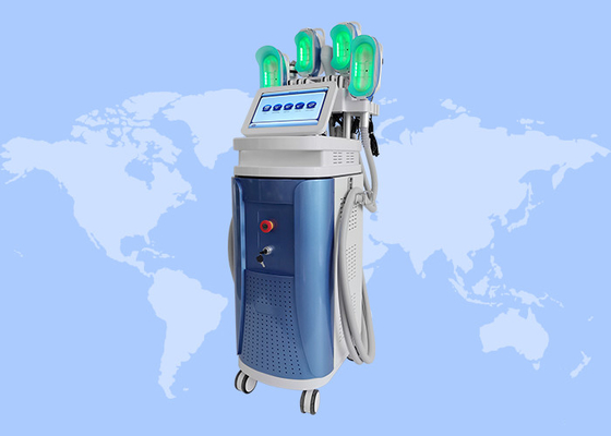 9হ্যান্ডল ডাবল চেইন অপসারণ আরএফ 40K Cavitation Lipo লেজার Cryolipolysis মেশিন