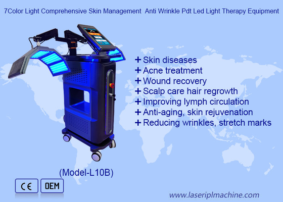 7Color Light Comprehensive Skin Management Anti Wrinkle Pdt LED Light Therapy Equipment (রঙের আলো) ত্বকের বিস্তৃত যত্নের জন্য এলইডি লাইট থেরাপি সরঞ্জাম