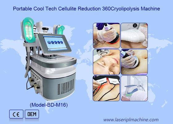 40 কে কেভিটেশন এবং আরএফ ত্বক টান পোর্টেবল 360Cryo ফ্যাট ফ্রিজিং মেশিন