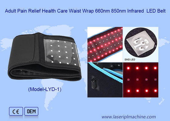 660nm 850nm Wearable Wrap Deep Infrared Light ফিজিওথেরাপি এলইডি বেল্ট ব্যথা নিরাময়ের জন্য