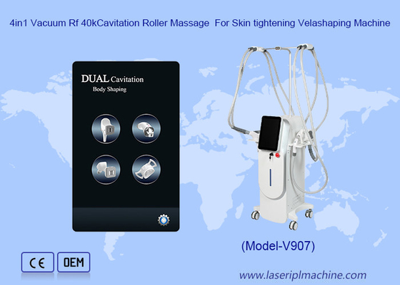 4in1 ভ্যাকুয়াম আরএফ 40k Cavitation Roller Massage Skin Tightening Velashaping Machine 4in1 ভ্যাকুয়াম আরএফ 40k ক্যাভিটেশন রোলার ম্যাসেজ স্কিন টাইটনিং ভেলাশপিং মেশিন