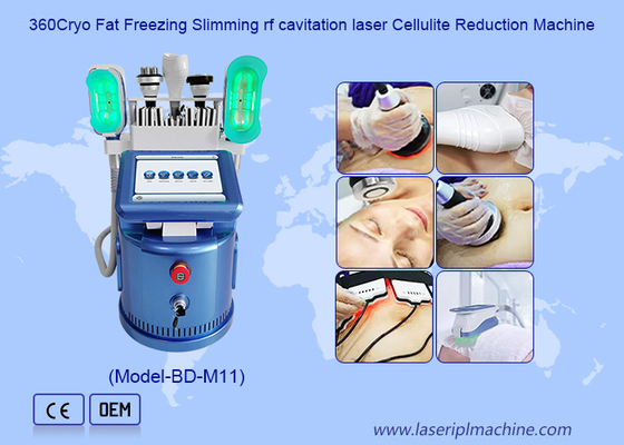 360 Cryo Vacuum Rf Lipo Laser 6 In 1 Fat Freezing Weight Loss Machine professional