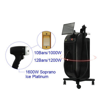 একক হ্যান্ডেল 3 তরঙ্গদৈর্ঘ্য 808 755 1064nm 1200W ডায়োড লেজার চুল অপসারণ Y9 প্রো