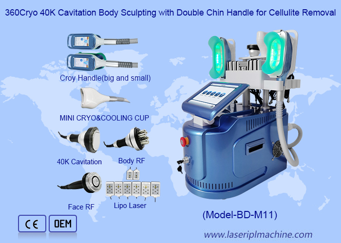 360 Cryo Vacuum Rf Lipo Laser 6 In 1 Fat Freezing Weight Loss Machine professional