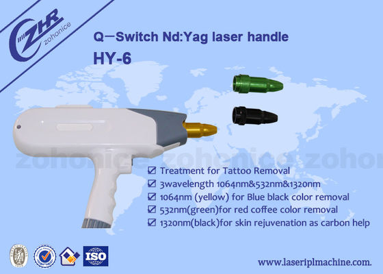 ভালো দাম 1064nm & 532nm Q - Switch ND YAG  Laser  Tattoo Removal Machine Handle অনলাইন