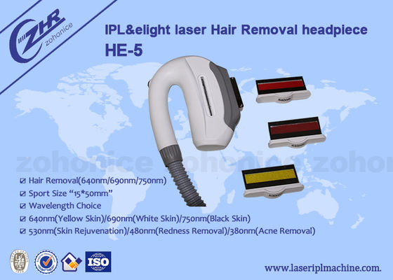 ভালো দাম IPL &  E - Light Hair Removal Laser Handle Piece Big Spot Size 15*50mm অনলাইন