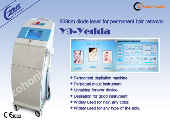 ভালো দাম 12*12mm Crystal Diode Laser Cheek Hair Removal Machine অনলাইন