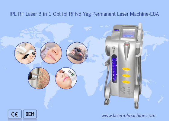 Rf Nd Yag Laser ODM Opt Shr Ipl মেশিন পেশাদার ব্যথাহীন চুল অপসারণ