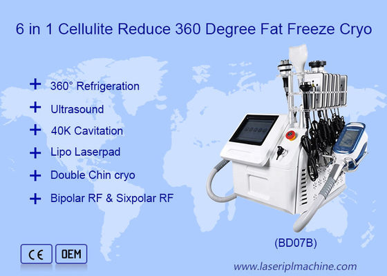ভালো দাম পোর্টেবল 650nm Cryolipolysis বডি স্লিমিং মেশিন ফ্যাট ফ্রিজিং 6 ​​In1 অনলাইন