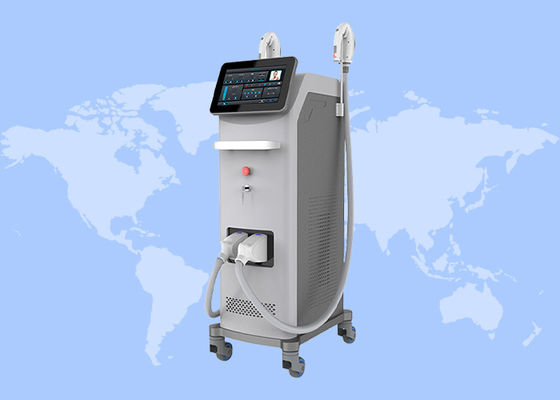 ভালো দাম ডুয়াল হ্যান্ডেল আইপিএল ডিপিএল ওপিটি ব্যথাহীন চুল অপসারণ ত্বক পুনরুজ্জীবিতকরণ মেশিন অনলাইন