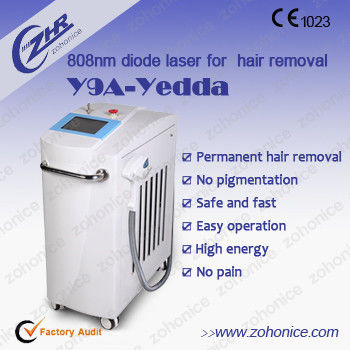 ভালো দাম 808nm Diode Laser Hair Removal Machine 808 Laser Epilator With Cooling System অনলাইন