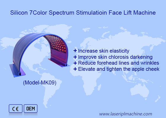 ভালো দাম 7 রঙ বর্ণালী ত্বক সাদা করার জন্য নমনীয় সিলিকন LED লাইট মেশিন অনলাইন
