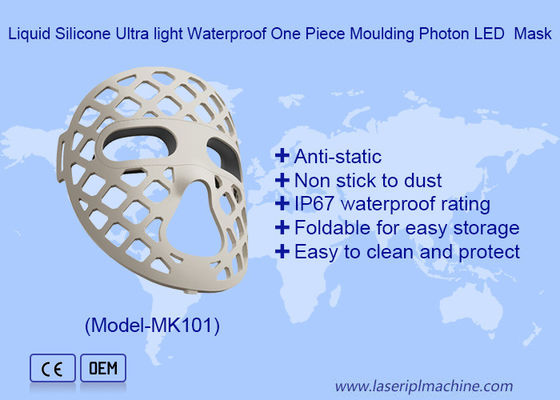 ভালো দাম হোল আউট ডিজাইন নরম সিলিকন নীল লাল হলুদ হালকা থেরাপি এলইডি ফেস মাস্ক অনলাইন