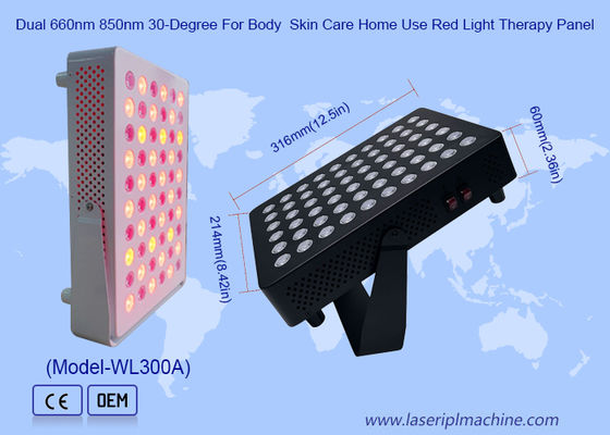 ভালো দাম শরীরের ত্বক পরিচর্যার জন্য ডুয়াল ৬৬০এনএম ৮৫০এনএম ৩০-ডিগ্রি রেড লাইট থেরাপি প্যানেল, যা বাড়িতে ব্যবহারের উপযোগী অনলাইন