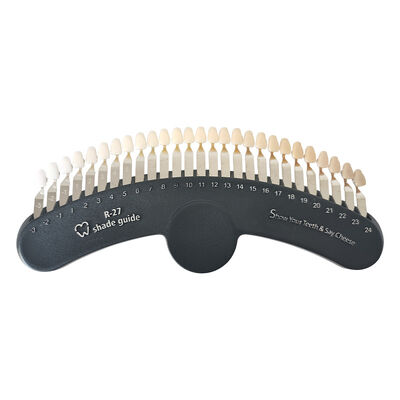 ভালো দাম 3 ডি শ্যাড গাইড 27 রঙের তুলনামূলক দাঁত সাদা করার ছায়াছবি চার্ট বোর্ড অনলাইন