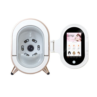 ভালো দাম পোর্টেবল এআই 20 মিলিয়ন ফেসিয়াল স্ক্যানার স্কিন অ্যানালাইজার 3ডি ইউভি ম্যাজিক মিরর অনলাইন