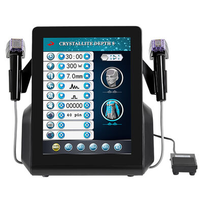 ২ ইন ১ ত্বক পুনরুজ্জীবিতকরণ মুখের উত্তোলন অ্যান্টি-রুপল মাইক্রোনেডলিং আরএফ মেশিন