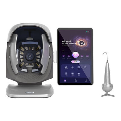 ভালো দাম ৯ স্পেকট্রাম 3D এআই ফেসিয়াল স্কিন মনিটর মাইক্রো ময়েশ্চার ডিটেক্টর স্কিন অ্যানালাইজার মেশিন অনলাইন