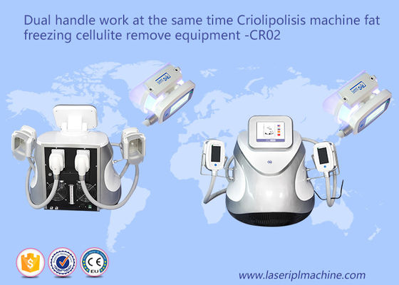 ভালো দাম দ্বৈত হ্যান্ডেল ফ্যাট হিমায়িত সেলুলাইট ওজন হ্রাস মেশিনগুলি CR02 110v / 220v অনলাইন