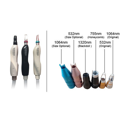 ভালো দাম 1064 532 1320 755nm ত্বকের পুনরুজ্জীবন Q সুইচড Nd Yag লেজার হ্যান্ডেল অনলাইন