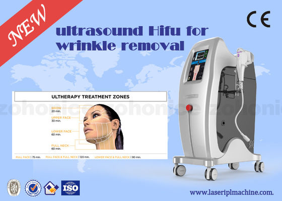 ভালো দাম Skin Tightening / Face Lifting HIFU Machine Vertical 7MHz / 4MHz With Transducer Handle অনলাইন